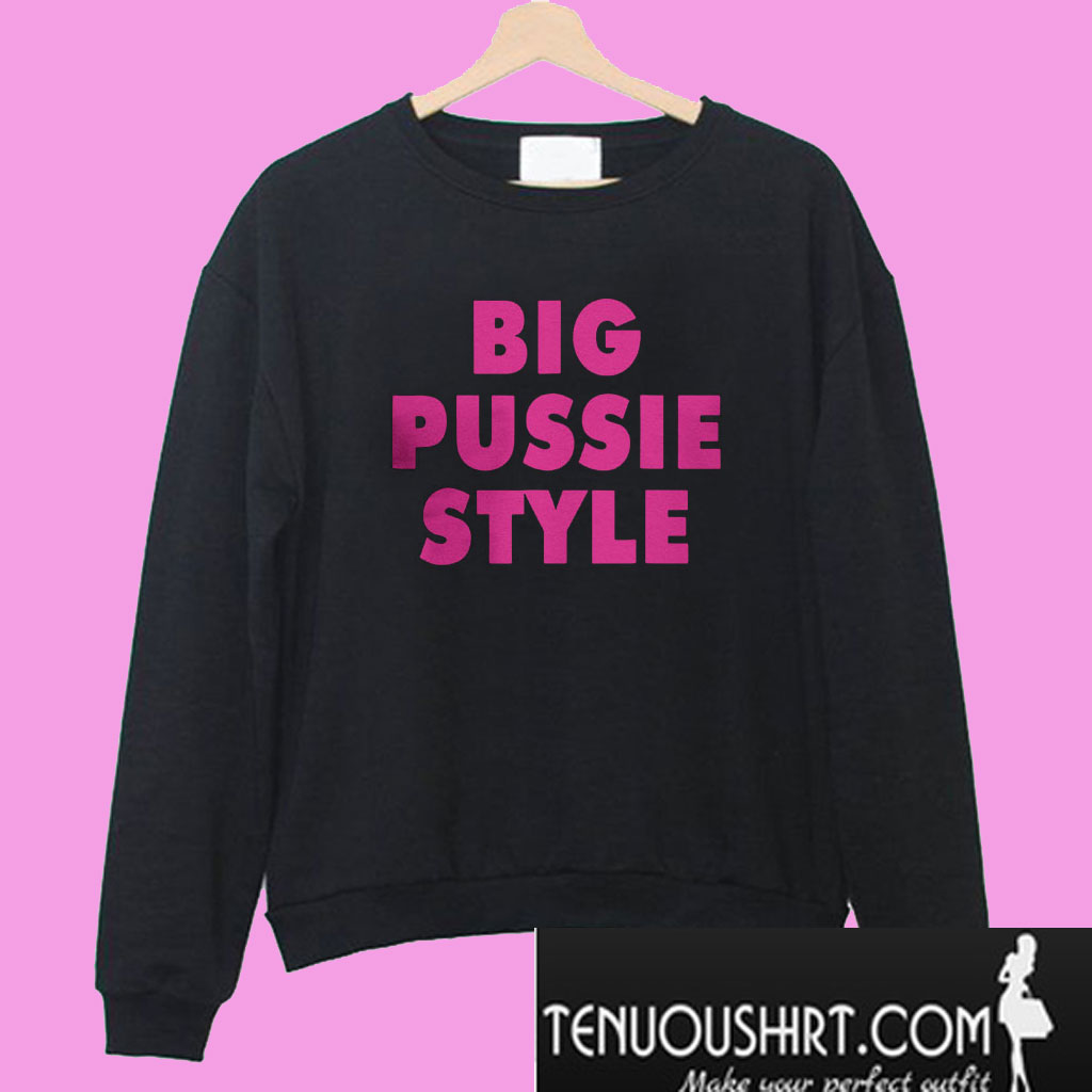 big sweatshirt style