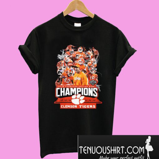 2019 doffer cotton bowl champions clemson tigers football T-Shirt