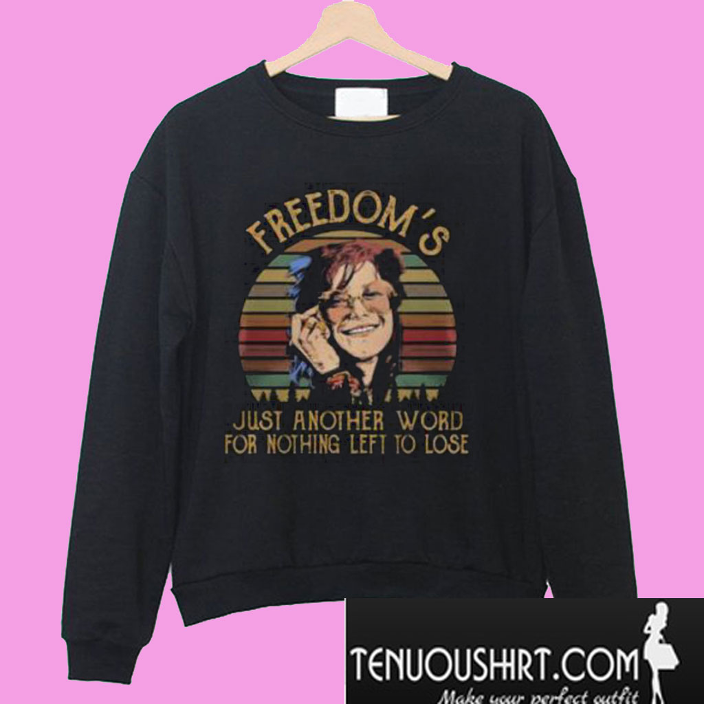 janis joplin sweatshirt