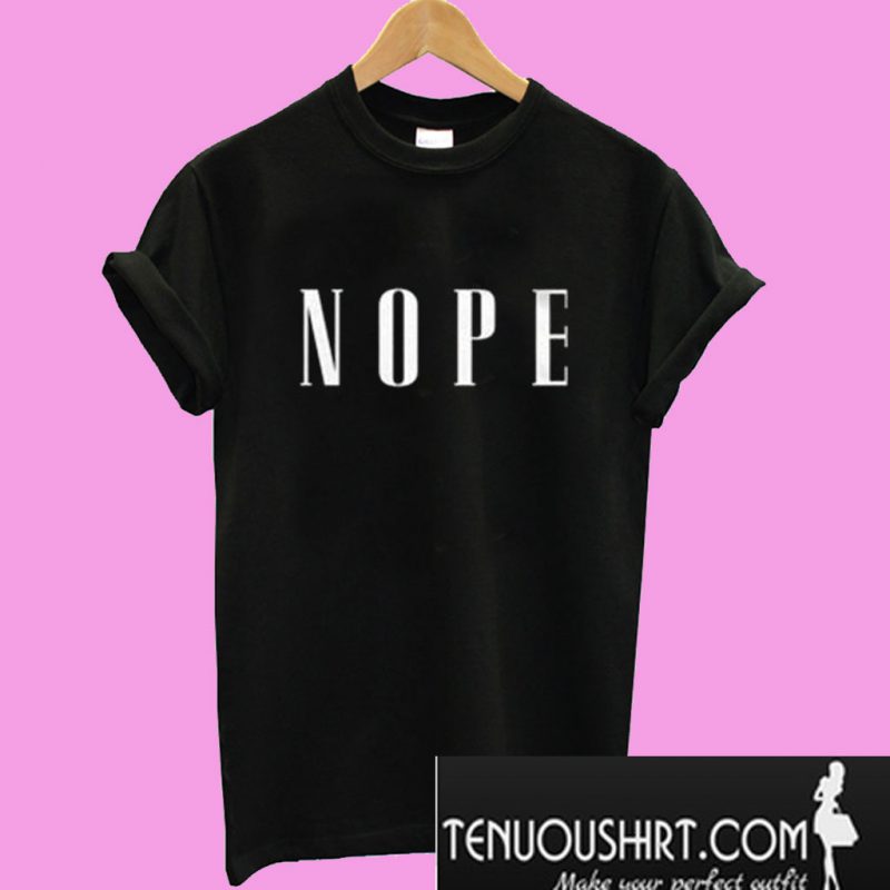 modern lux nope shirt