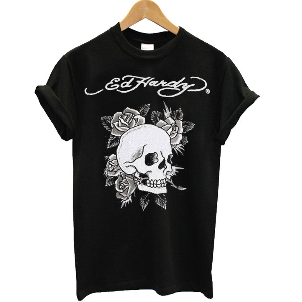 Black Ed Hardy Skull T-Shirt