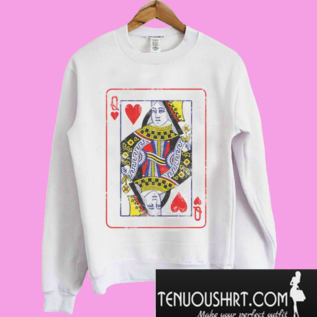 queen of hearts sweatshirt