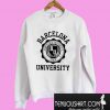 Barcelona University White Sweatshirt