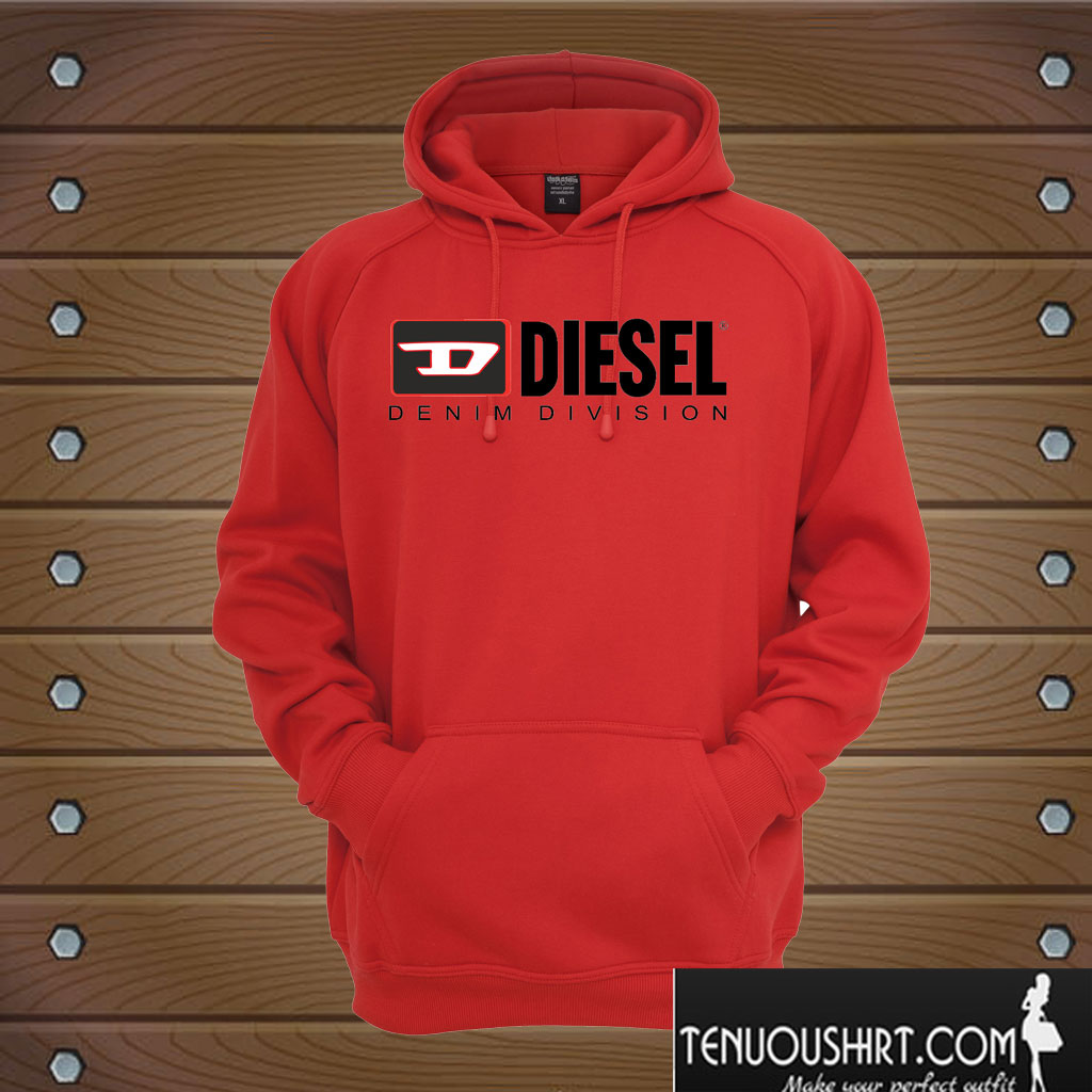 diesel denim division hoodie