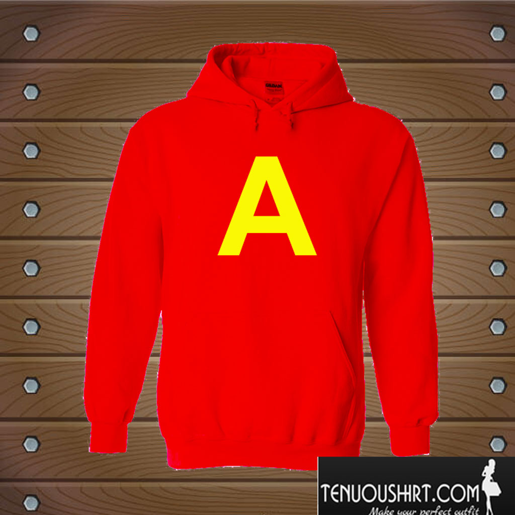 Letter A Red Hoodie