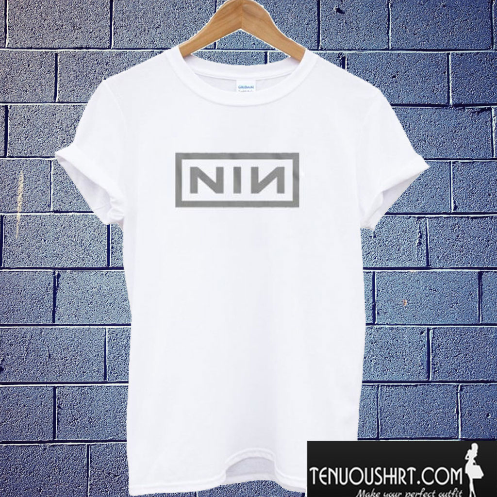 white nine inch nails shirt