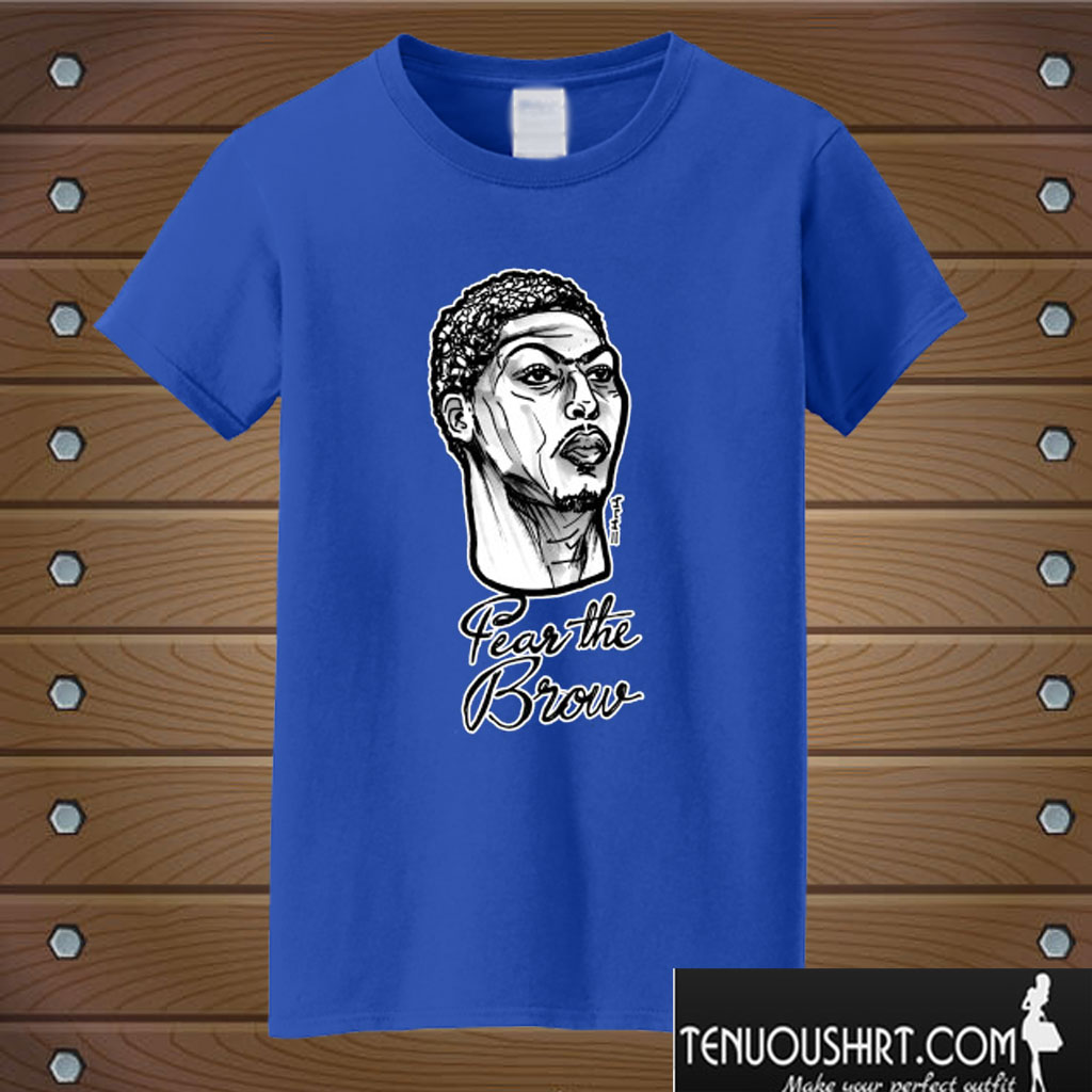 anthony davis fear the brow shirt