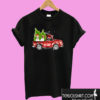 Jack Russell Red Truck Christmas T shirt