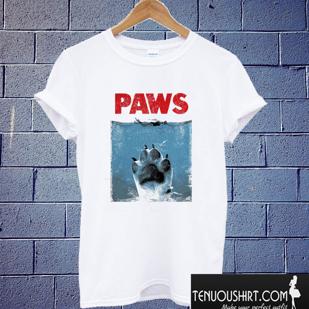 paws t shirt cat