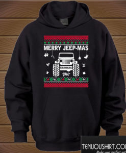 Merry Jeep-Mas Hanging Gift Christmas Hoodie