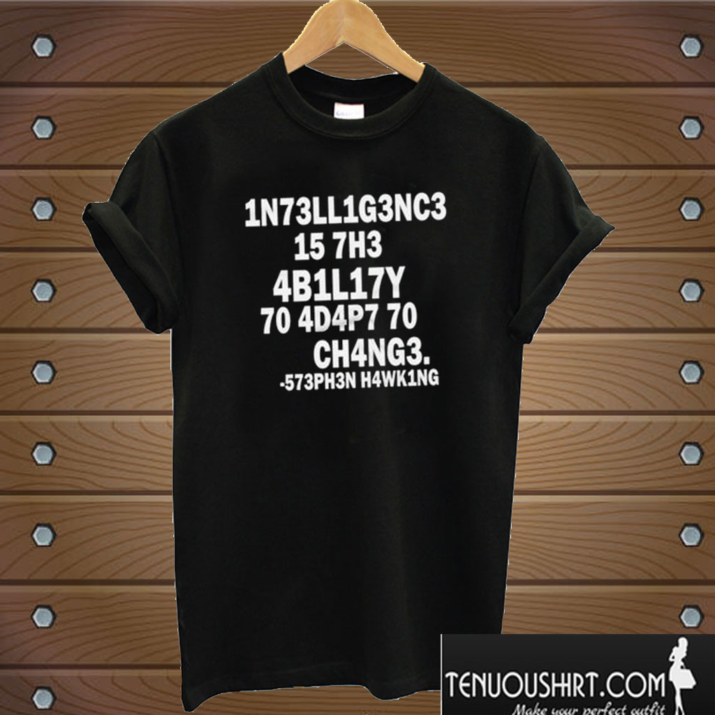 stephen hawking quote shirt