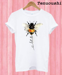 Let It Bee Watercolor T shirt