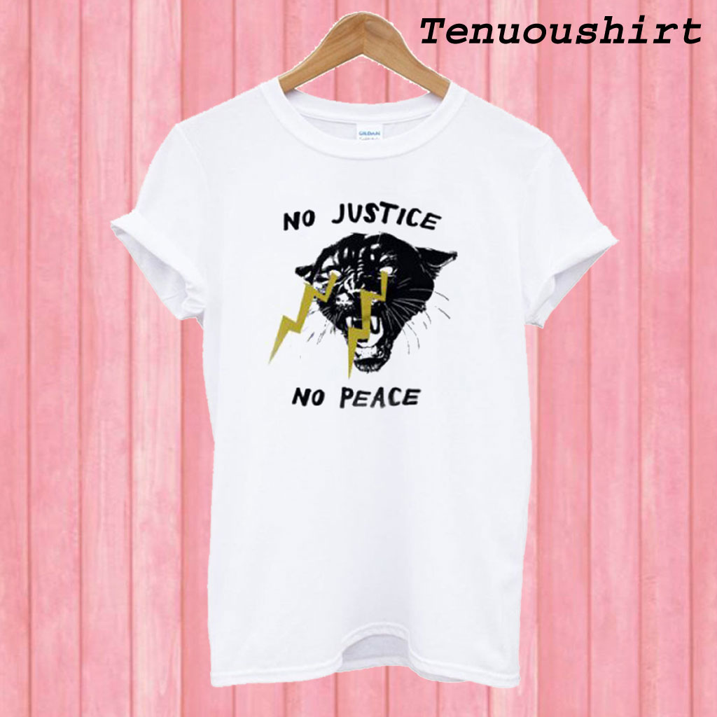 no justice no peace tarot card shirt